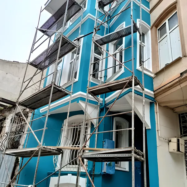 Balat Tarihi Bina Dış Cephe Yenileme — Uygulama (2)