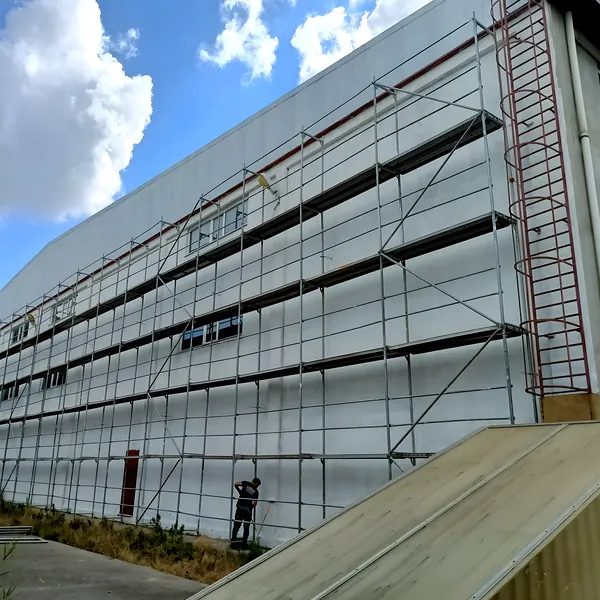 Kurtköy Fabrika ve Depo Dış Cephe Boyası — Hazırlık (1)